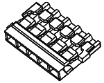 Hirose DF57 Housing Diagram