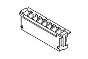 JST ZH 1.5 mm Housing ZHR-2 Diagram