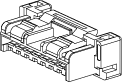 Molex CLIK-Mate Connector Housing Diagram