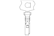 Molex CLIK-Mate Terminal Diagram