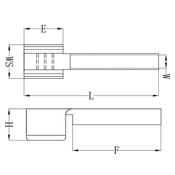 Non-insulated Pin Terminal