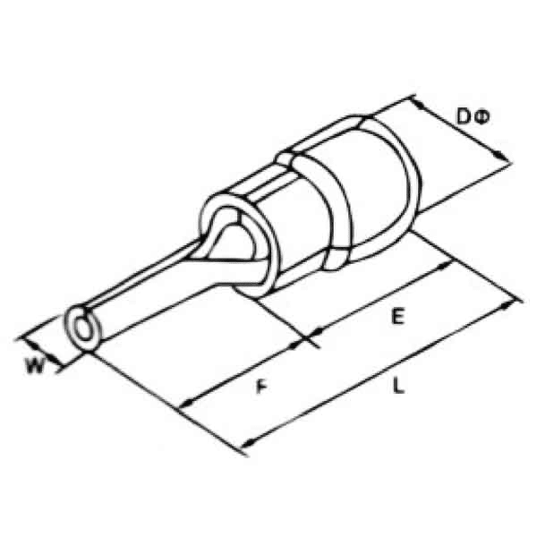 Nylon PC Insulated Pin Terminal