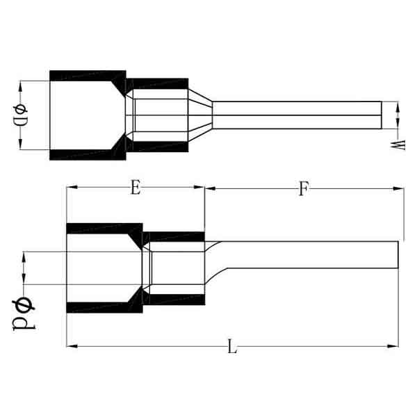 Nylon Insulated Pin Terminal